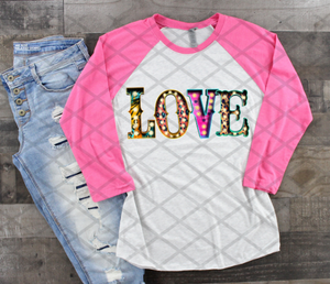 Love, Valentine's Day, Ready to press, Sublimation Transfer