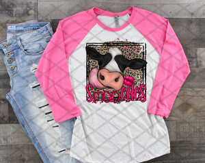 Cow Smoochies, Valentine's Day, Ready to press, Sublimation Transfer