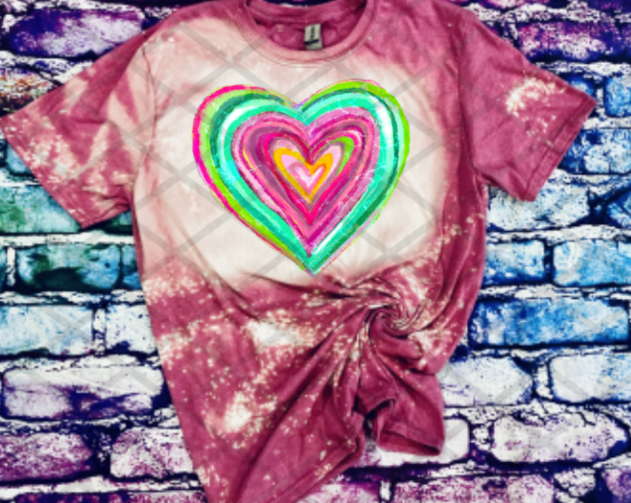 Fun Heart, Valentine's Day Ready to press, Sublimation Transfer