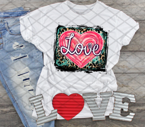 Love, Valentine's Day Ready to press, Sublimation Transfer