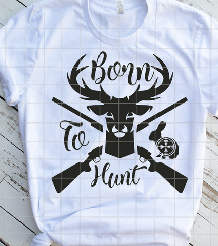 Born to Hunt, Ready to Press, Sublimation Transfer