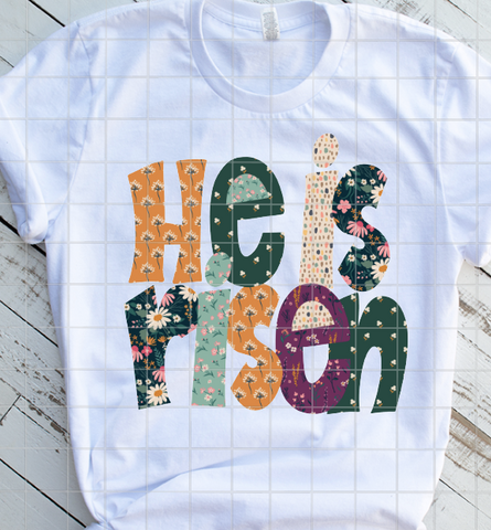 He is Risen, Ready to Press, Sublimation Transfer