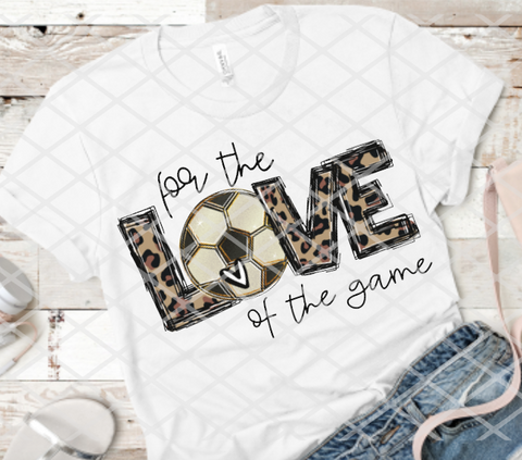 Soccer, For the Love of the Game, Sublimation Transfer