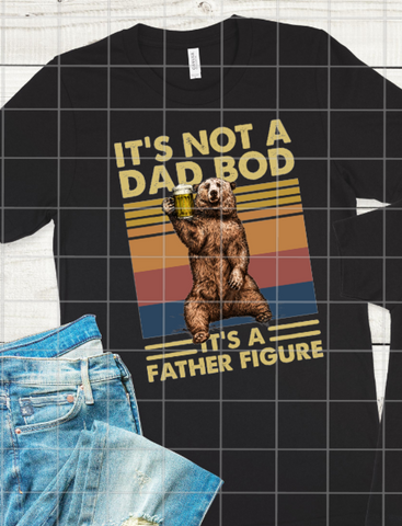 HTV It's not a dad bod, Father's Day Ready to Press transfer