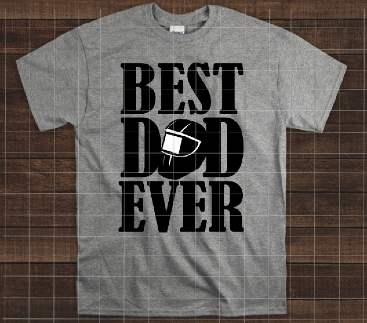 HTV Best Dad Ever, Welder, Father's Day Ready to Press transfer