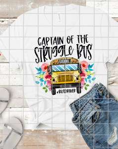 Captain of the Struggle Bus, Bus driver, Bus-driver, Sublimation Transfer