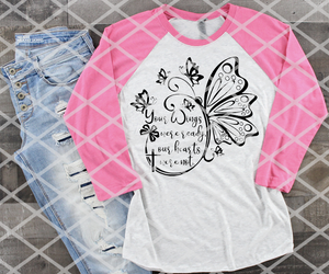Your wings were ready our hearts were not, Read to Press, Screen print transfers