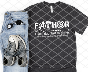 Father, Avengers, Father's Day, Read to Press, Screen print transfers