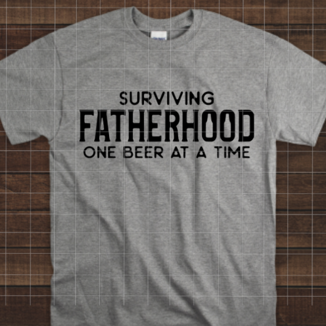 Surviving Fatherhood one beer at a time, Read to Press, Screen print transfers
