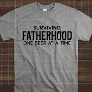 Surviving Fatherhood one beer at a time, Read to Press, Screen print transfers