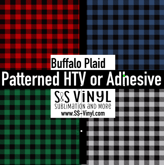 Buffalo Plaid Pattern HTV Vinyl