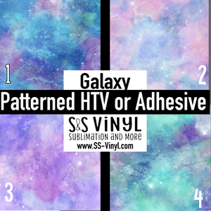 Galaxy Patterned HTV Vinyl
