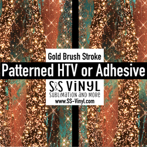 Fall Brush Stroke Pattern HTV Vinyl