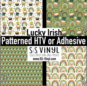 Lucky Irish Pattern HTV Vinyl