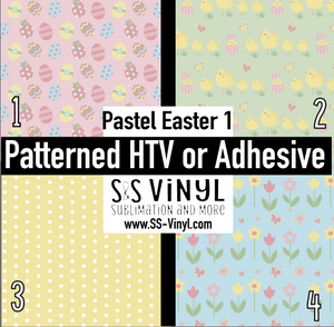 Pastel Easter 1 Pattern Permanent Adhesive Vinyl