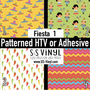 Fiesta 1 Pattern HTV Vinyl