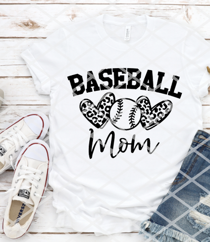 Baseball Mom, Ready to Press, Sublimation Transfer