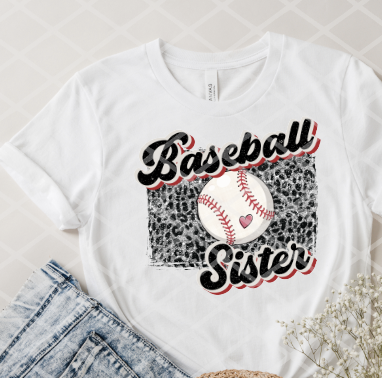 Baseball Sister Sublimation Transfer