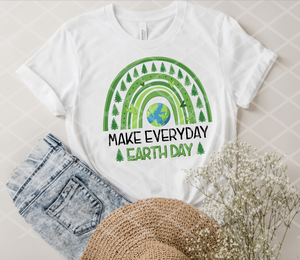 Make Every Day Earth Day, Sublimation Transfer