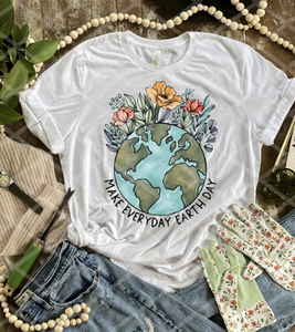 Make Every Day Earth Day, Sublimation Transfer