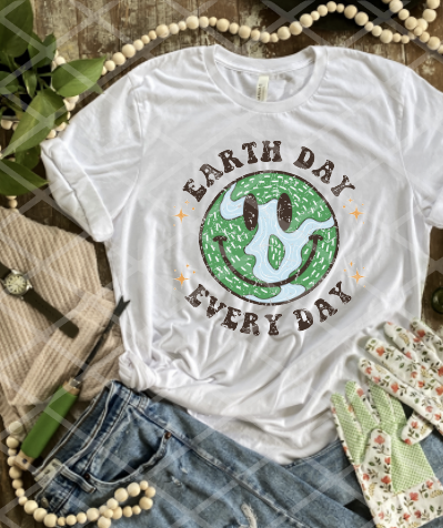 Every Day Earth Day, Sublimation Transfer