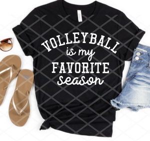Volleyball is my Favorite Season, Screen Print