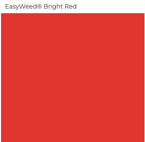 Siser HTV Vinyl - Bright Red