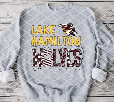 LH Wolves Sublimation or HTV Transfer