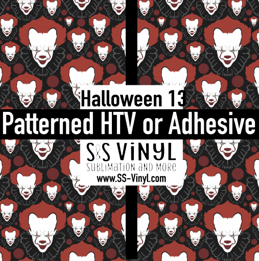 Halloween It, Print Patterned Permanent Adhesive, HTV, or Sublimation