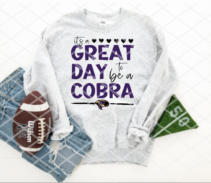 It's a great day to be a Cobra Sublimation or HTV Transfer