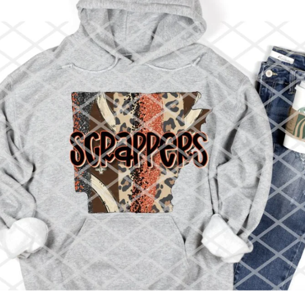 Scrappers Arkansas Sublimation or HTV Transfer