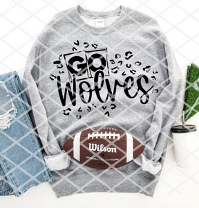 Go Wolves, Ready to Press Sublimation Transfer
