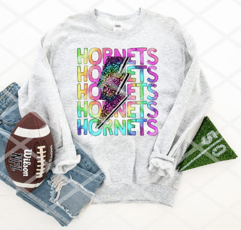 Bright Hornets Sublimation or HTV Transfer