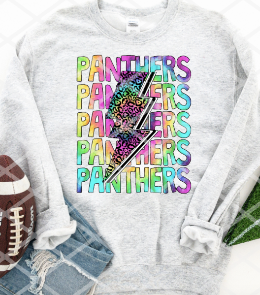 Bright Panther Sublimation or HTV Transfer