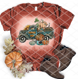 Fall Truck, Sublimation Transfer
