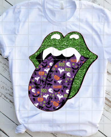 Sublimation Print Design Always Savage Tongue Ready to Press Heat Transfer