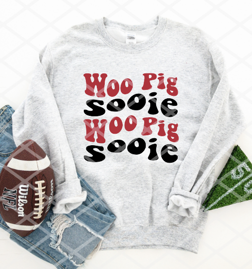 Woo Pig Sooie Sublimation or HTV Transfer