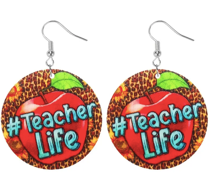 Teacher Life, Teacher Earrings - Package Fillers