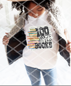 100 Days of Books Sublimation Transfer