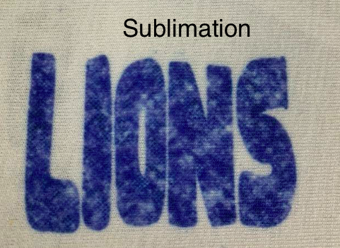Lions Sublimation or HTV Transfer