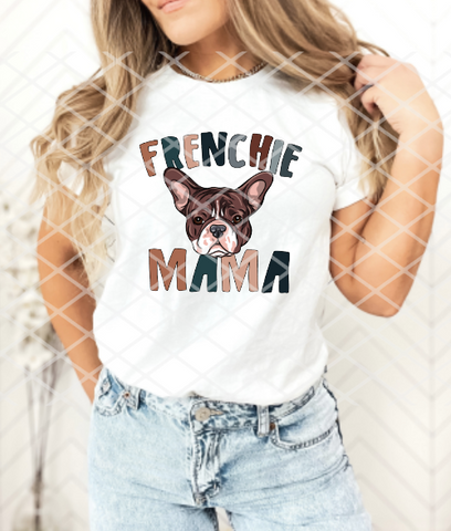 Frenchie mama, Dog Sublimation transfer