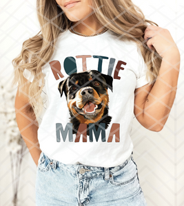 Rottie Mama, Dog Sublimation transfer