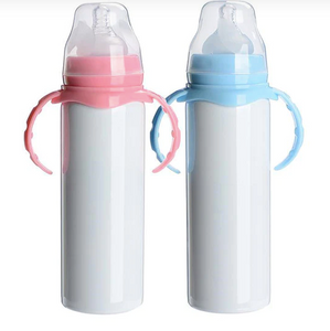 Blank Sublimation Baby Bottles - Pink or Blue