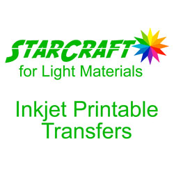 Inkjet Printable Heat Transfer for Light Materials