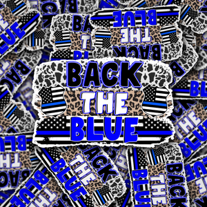 Back the Blue, Vinyl Decal