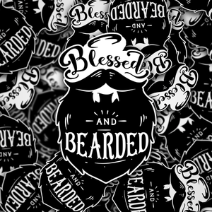 Blessed and Bearded Vinyl Decal