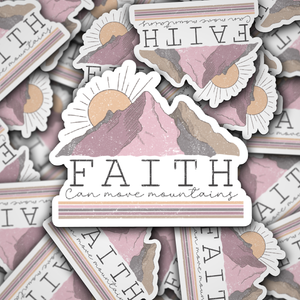 Faith Can Move Mountains, Vinyl Decal