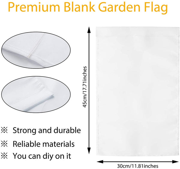 Blank Sublimation Garden Flags