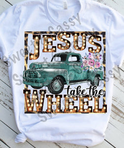Jesus Take the Wheel Sublimation or Dtf Transfer