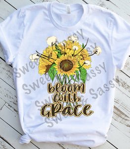 Bloom with Grace Sublimation Transfer